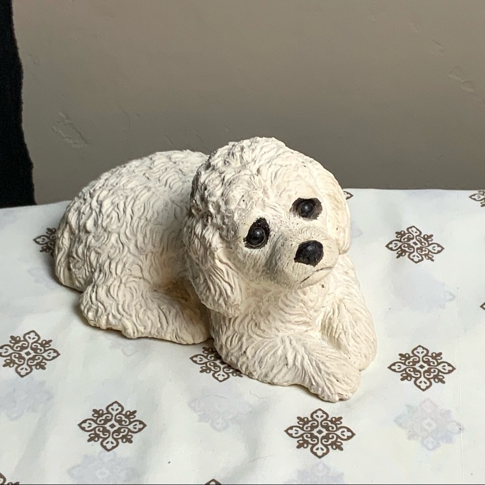 Vintage Sandicast Dog Sculpture Figurine Doorstop